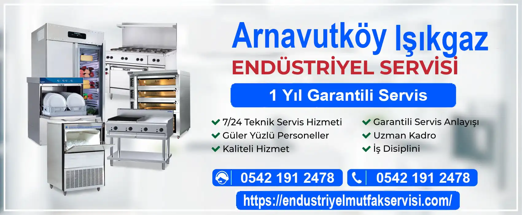 Arnavutköy ışıkgaz endüstriyel mutfak servisi