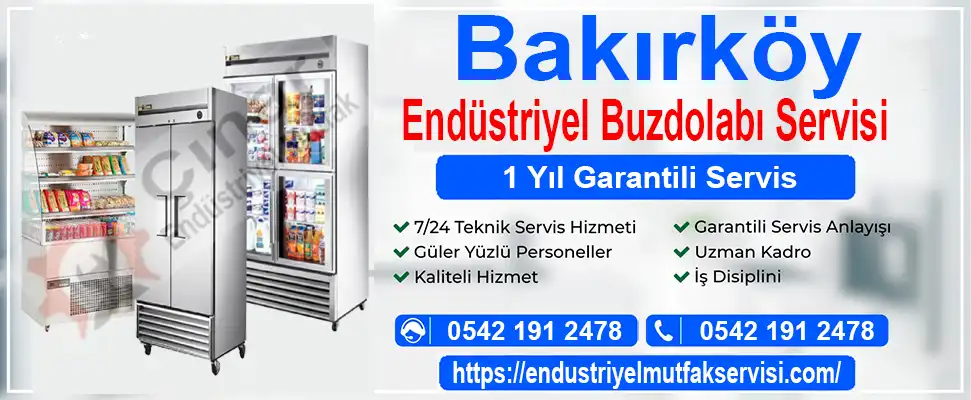 Bakırköy endüstriyel buzdolabı servisi