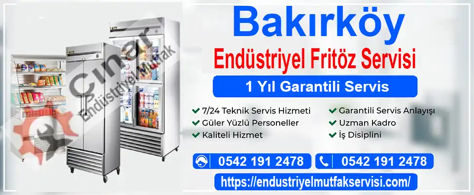 Bakırköy endüstriyel fritöz servisi
