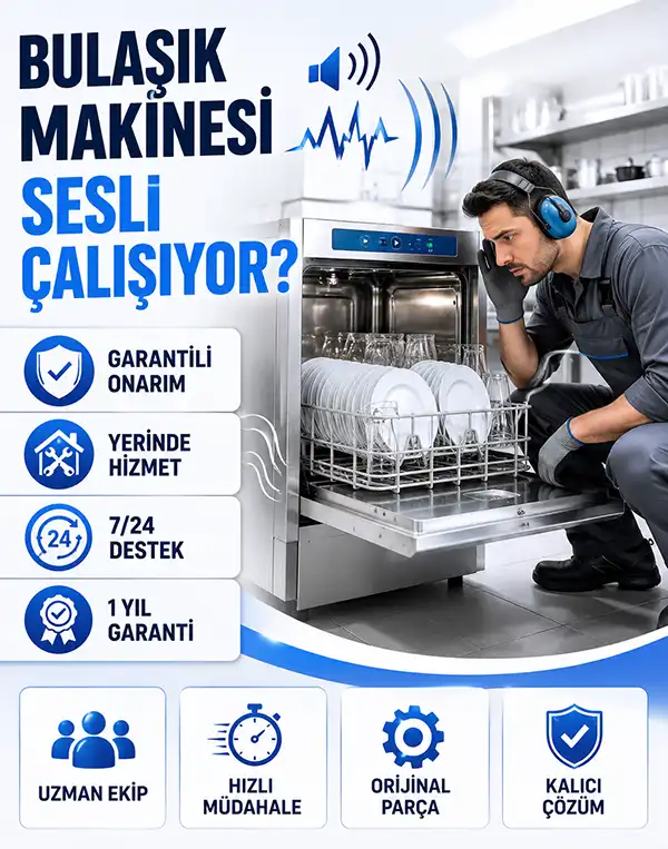 Bulaşık Makinesi Sesli Çalışıyor