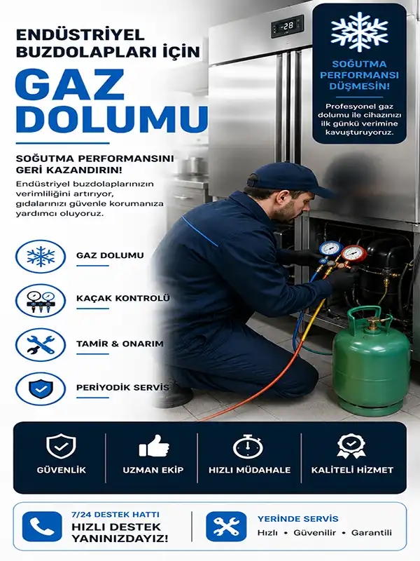 Buzdolabı Gaz Dolumu