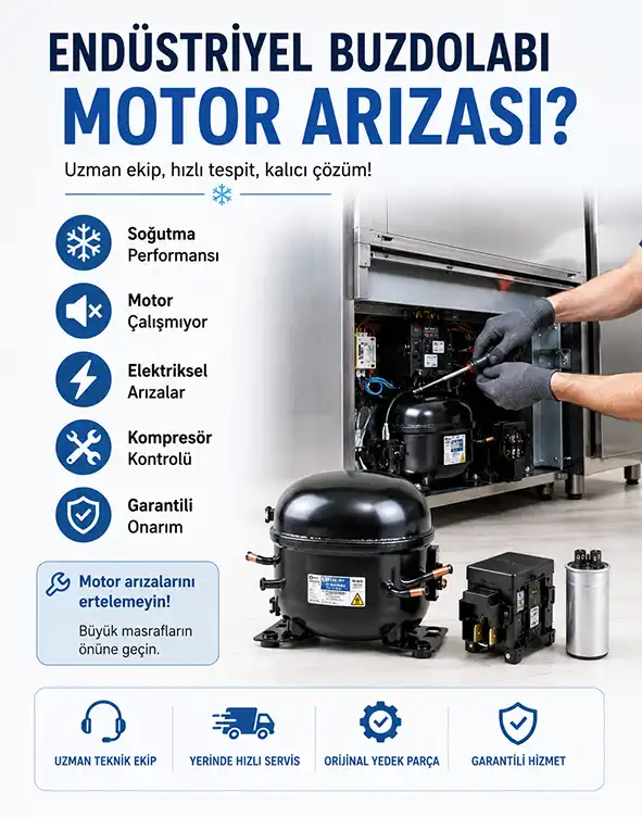 Endüstriyel Buzdolabı Motor Arızası