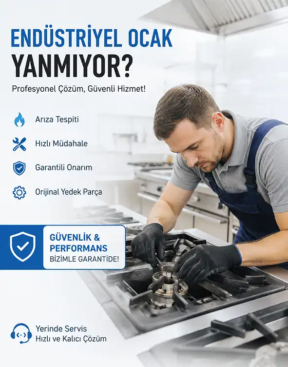 Endüstriyel Ocak Yanmıyor Sorunu