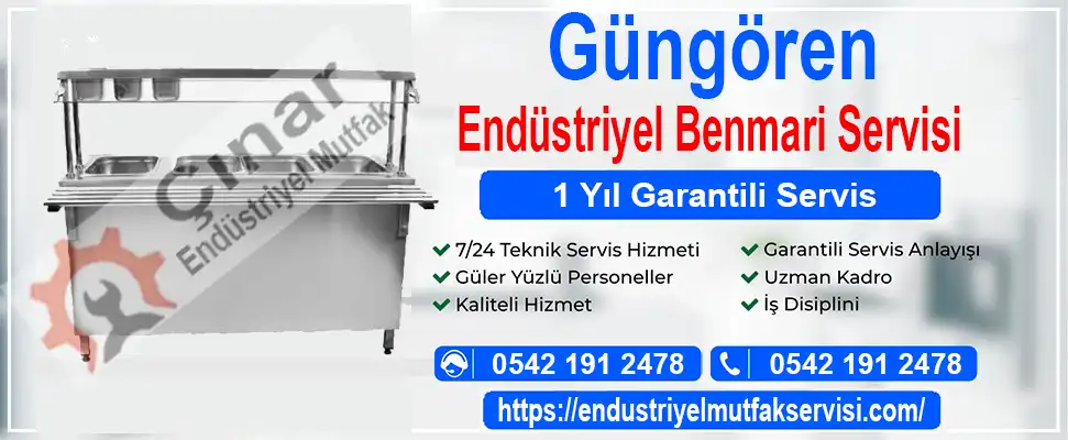 Güngören endüstriyel benmari servisi