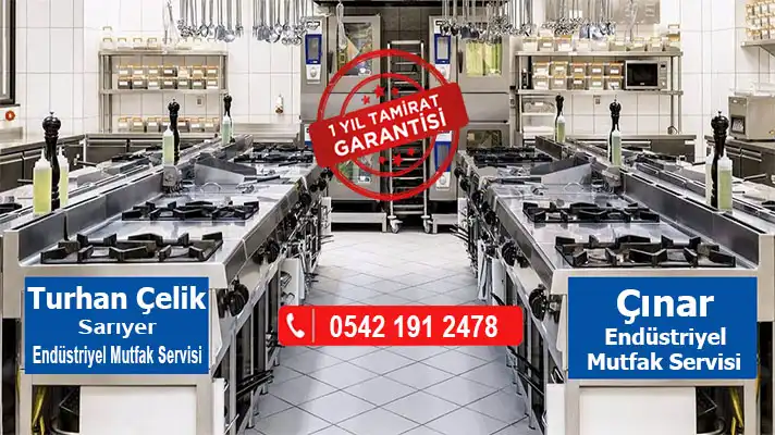 Sarıyer Turhan Çelik Sanayi Tipi Mutfak Servisi