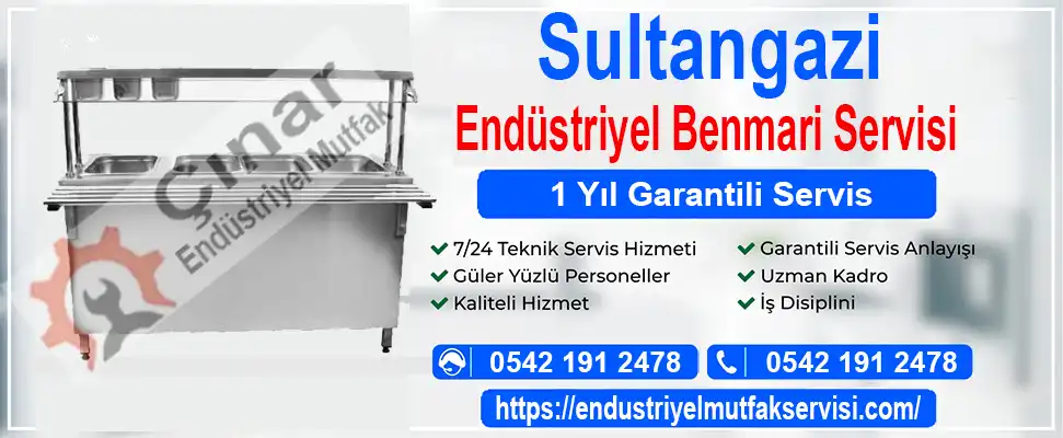 Sultangazi endüstriyel benmari servisi
