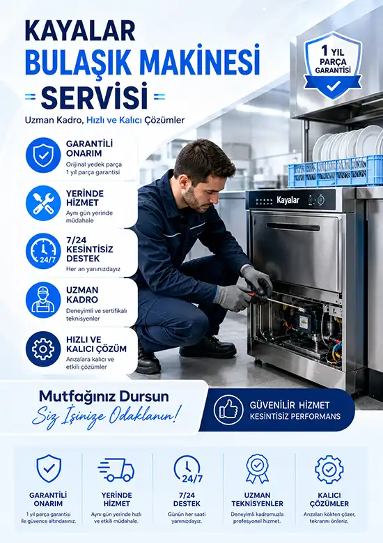 kayalar bulaşık makinesi servisi
